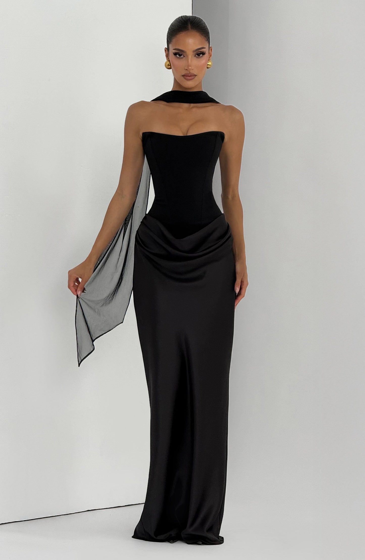 Vestido Maggie Maxi - Preto