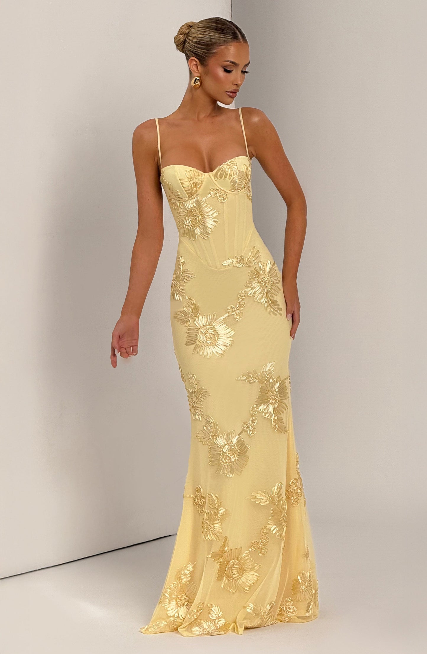 Vestido Maxi Nefertiti - Limão