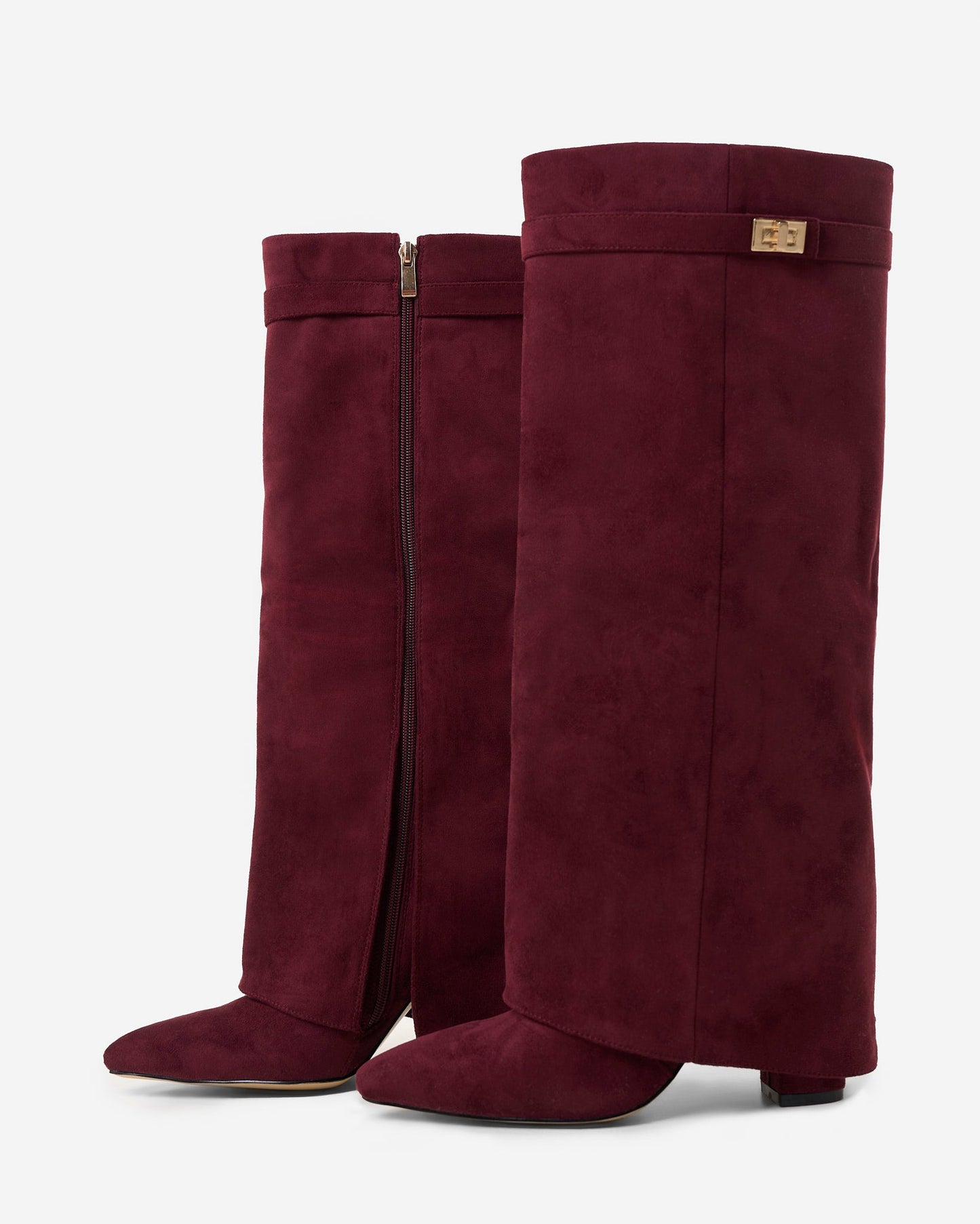 Botas de cano alto Lavista Suede - Borgonha