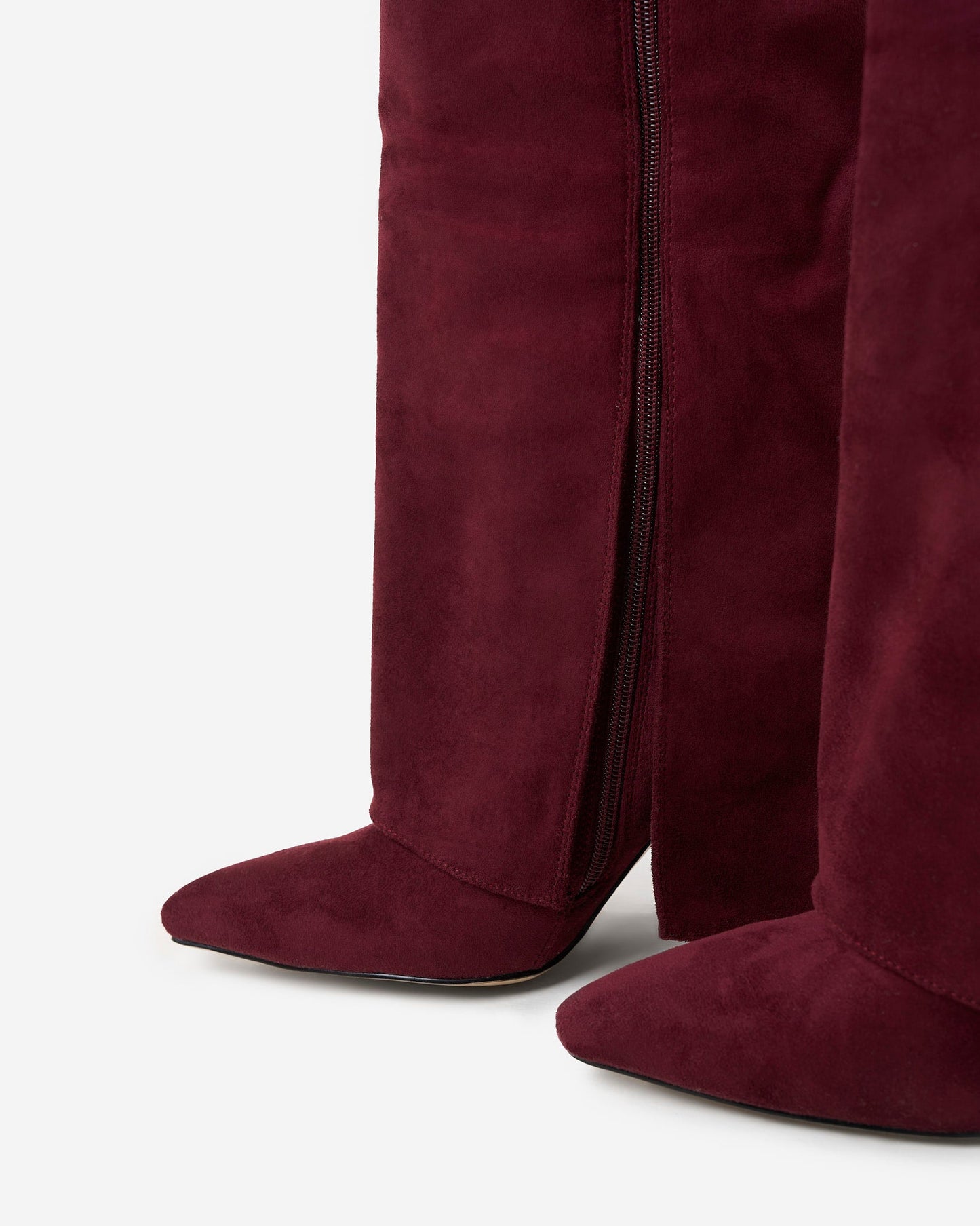 Botas de cano alto Lavista Suede - Borgonha