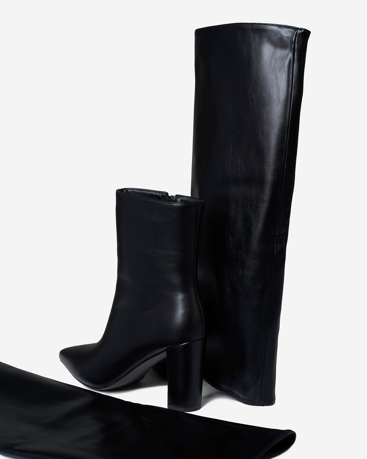 2 in 1 knee & ankle boots