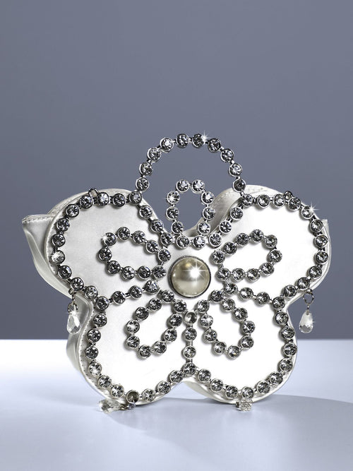 Bolsa de Borboleta de Cristal Jasleen