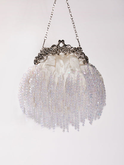 Mala Mahola de Cetim com Contas