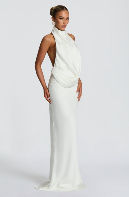 Vestido Comprido Armelle - Cor Marfim