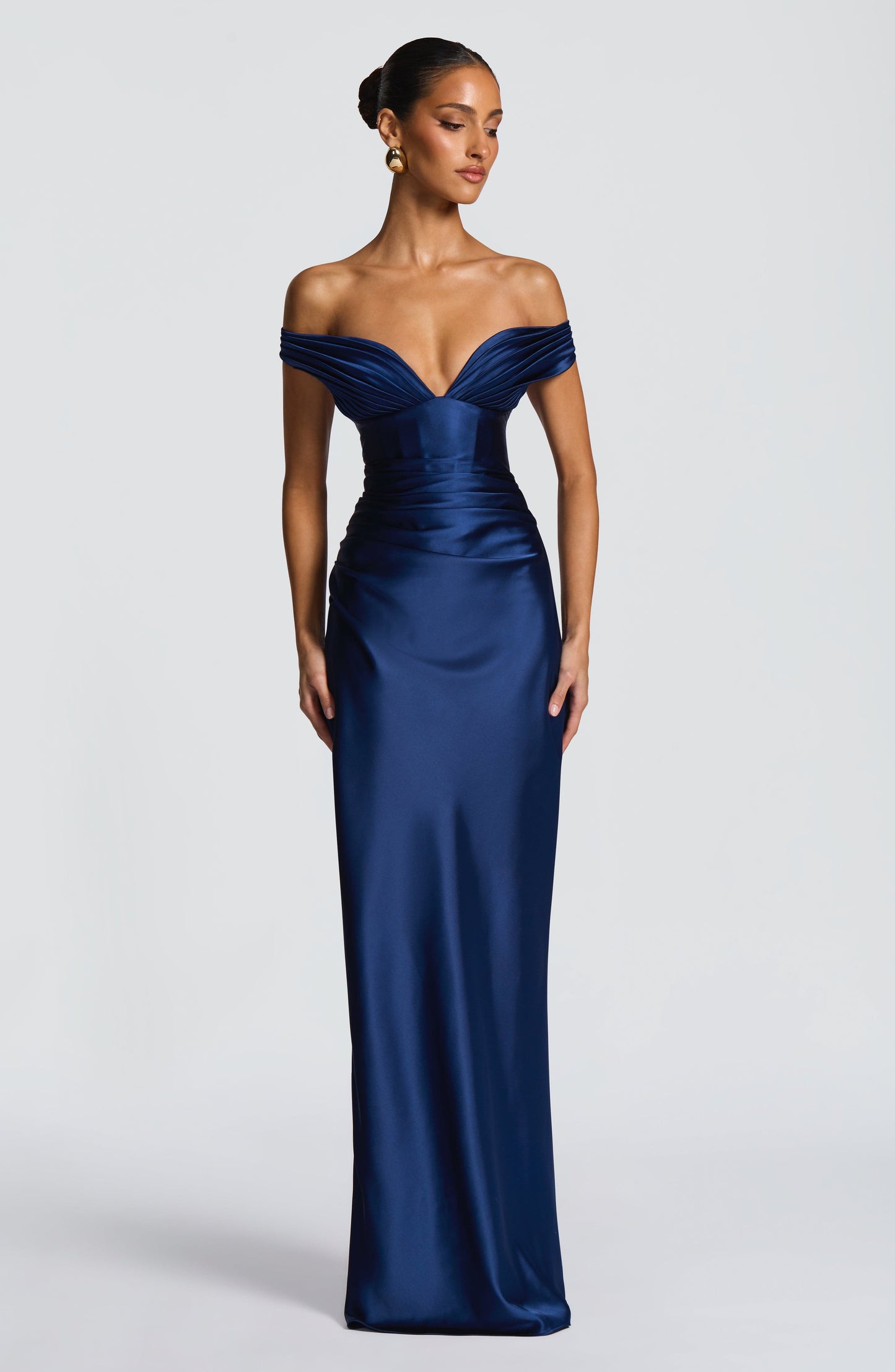 Aurelia Maxi Dress - Azul-Marinho