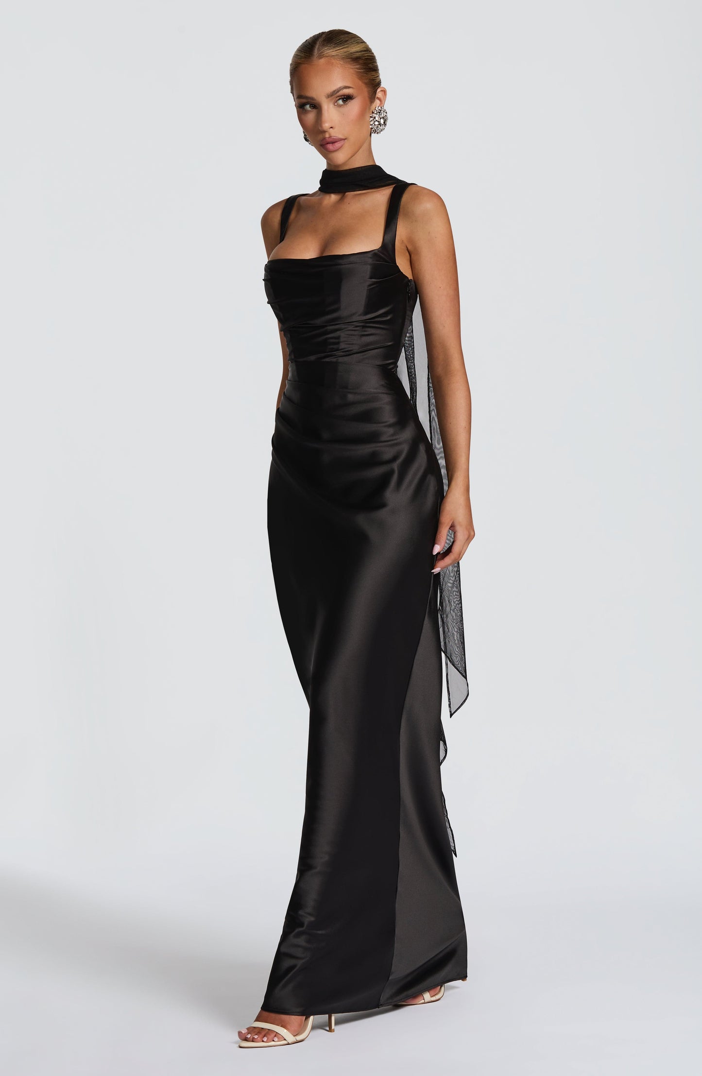 Vestido Calanthe Maxi - Preto