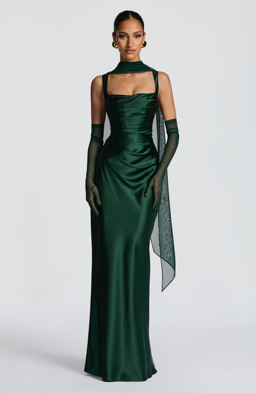 Vestido Maxi Calanthe - Esmeralda