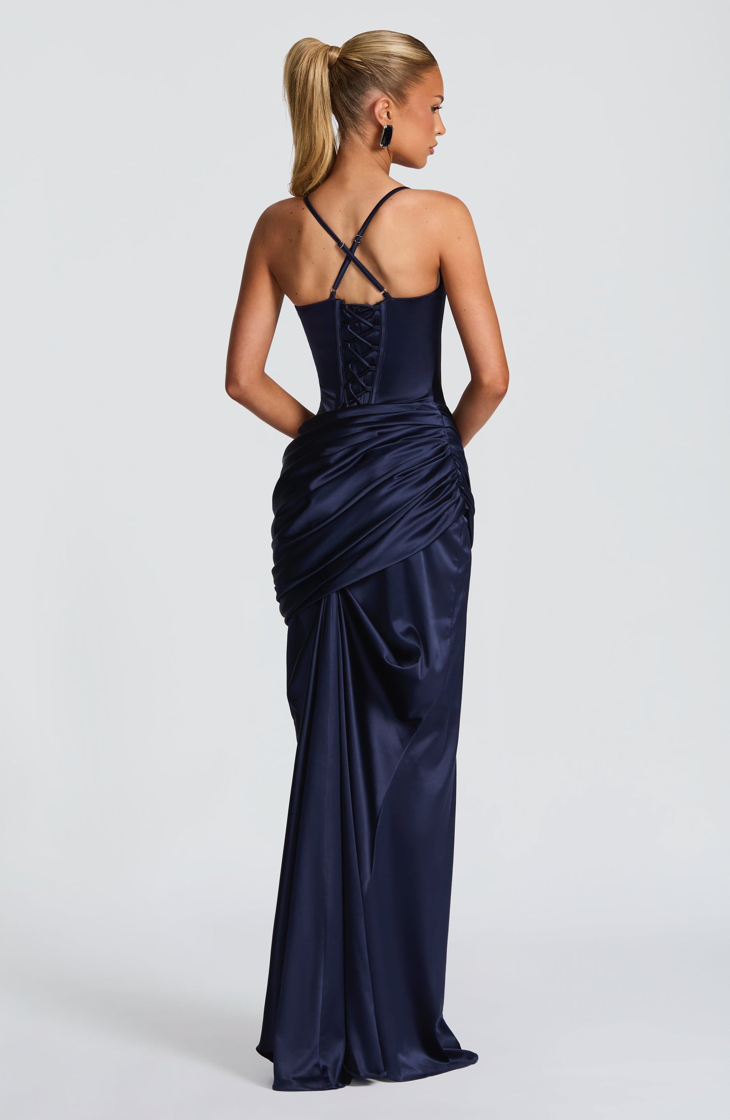 Vestido Connie - Azul-Marinho