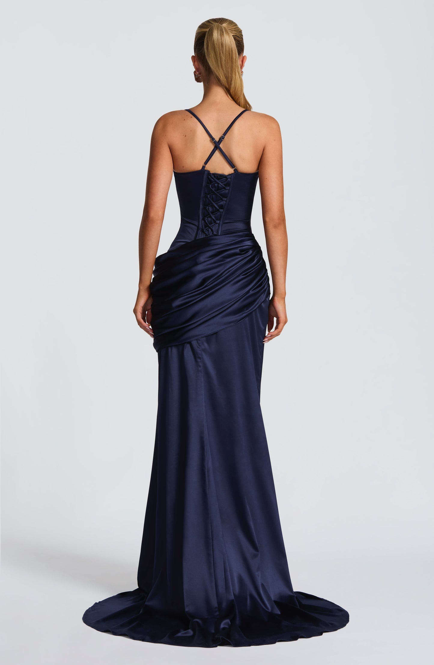 Vestido Connie - Azul-Marinho