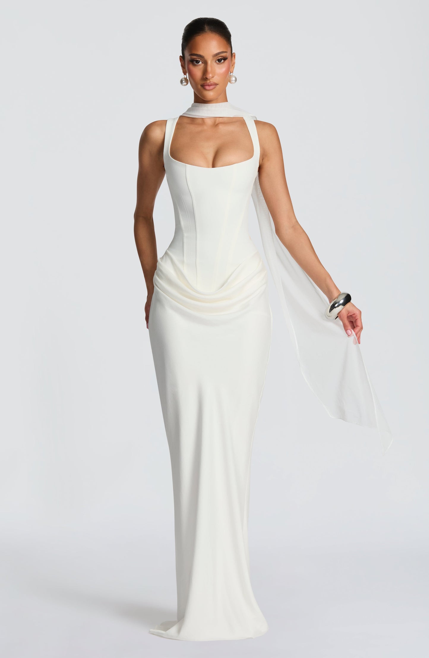 Vestido Comprido Cornelia - Marfim
