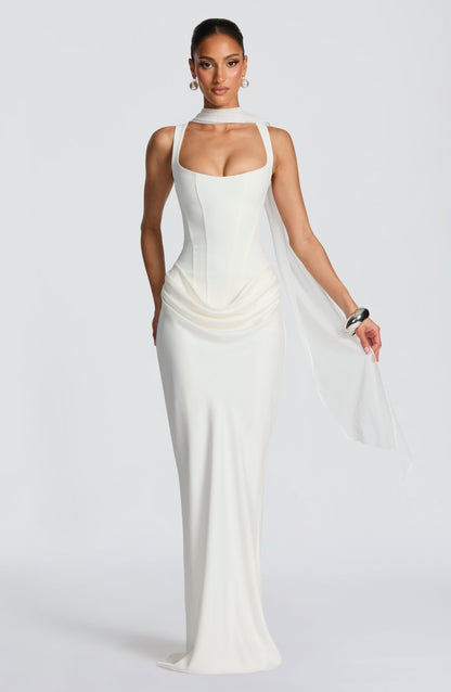 Vestido Comprido Cornelia - Marfim