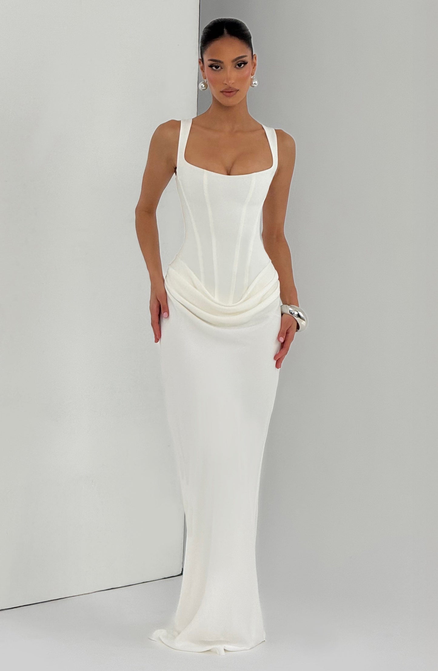 Vestido Comprido Cornelia - Marfim