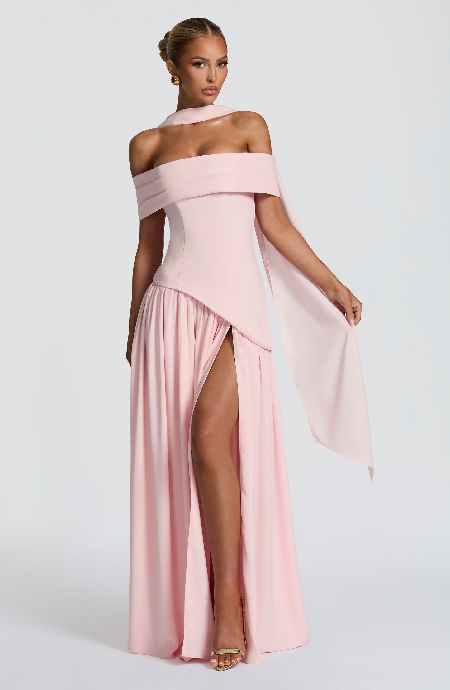 Vestido Comprido Delilah - Cor-de-rosa