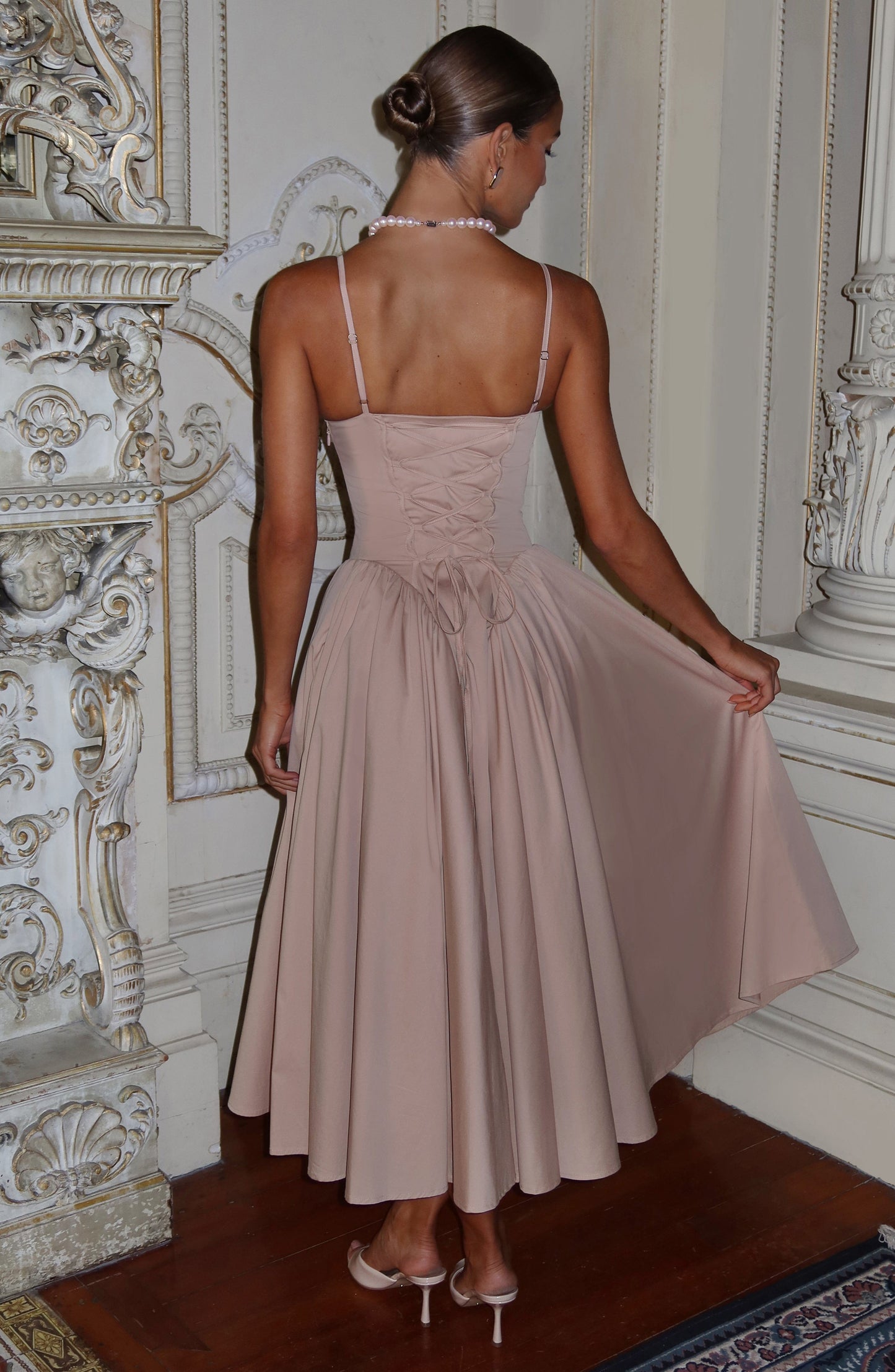 Vestido Midi Emerson - Argila