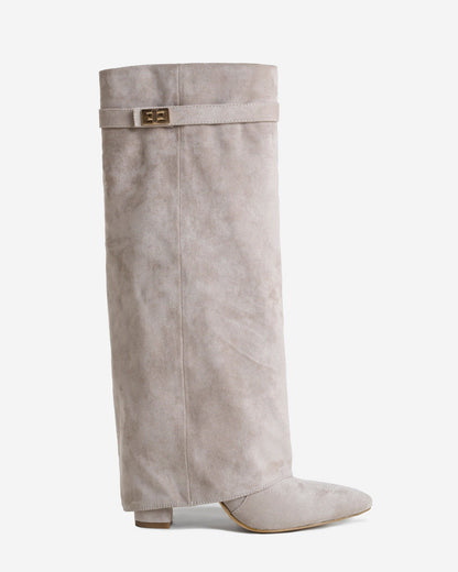 Botas de cano alto Lavista Suede - Taupe