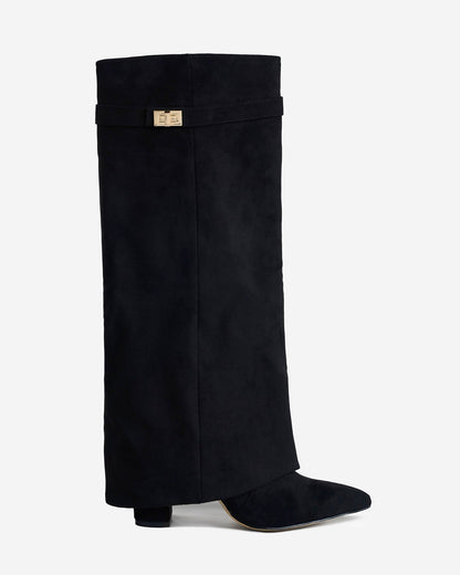 Botas Lavista Suede de cano alto - Preto