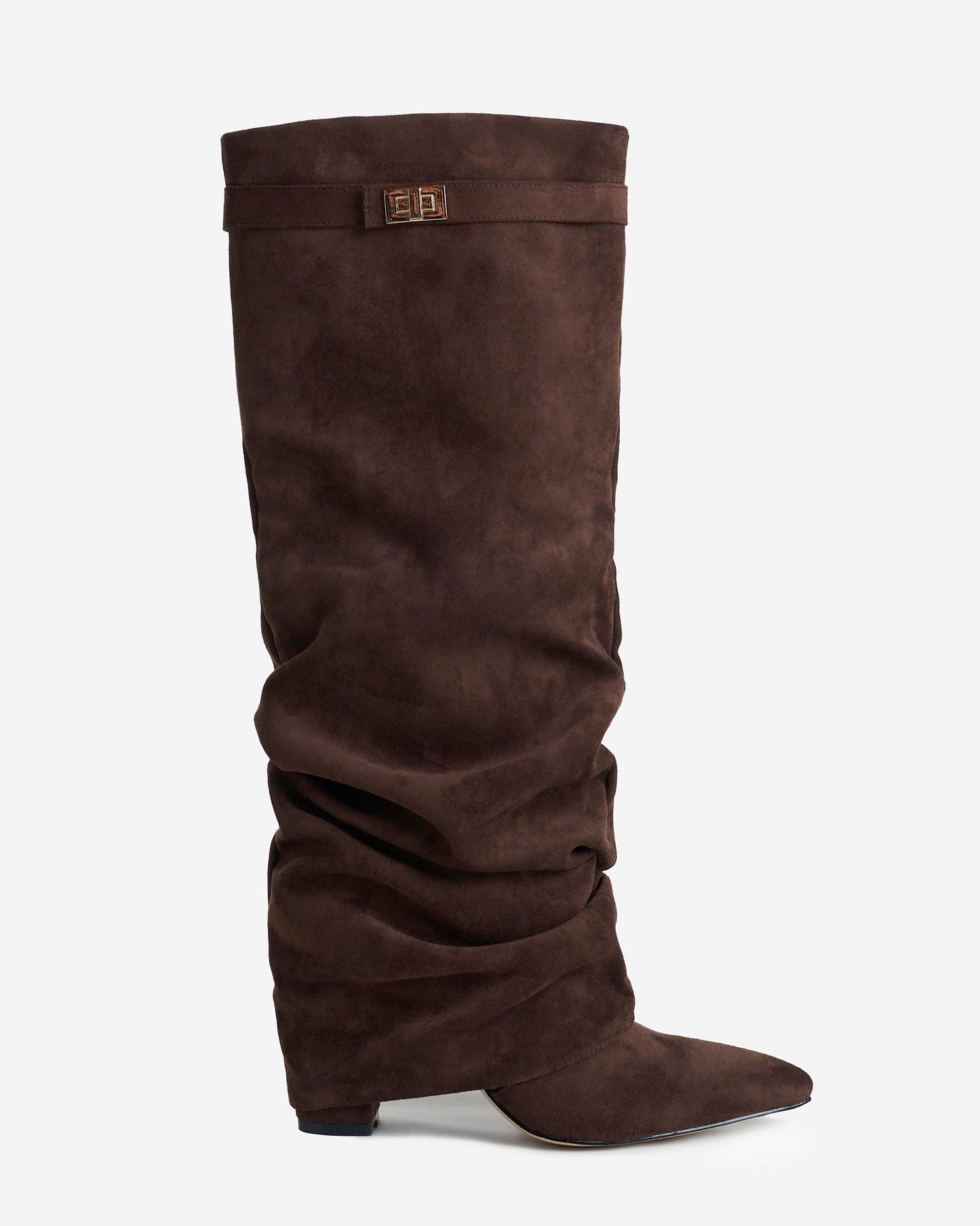 Botas de cano alto Lavista Slouchy Suede - Castanhas
