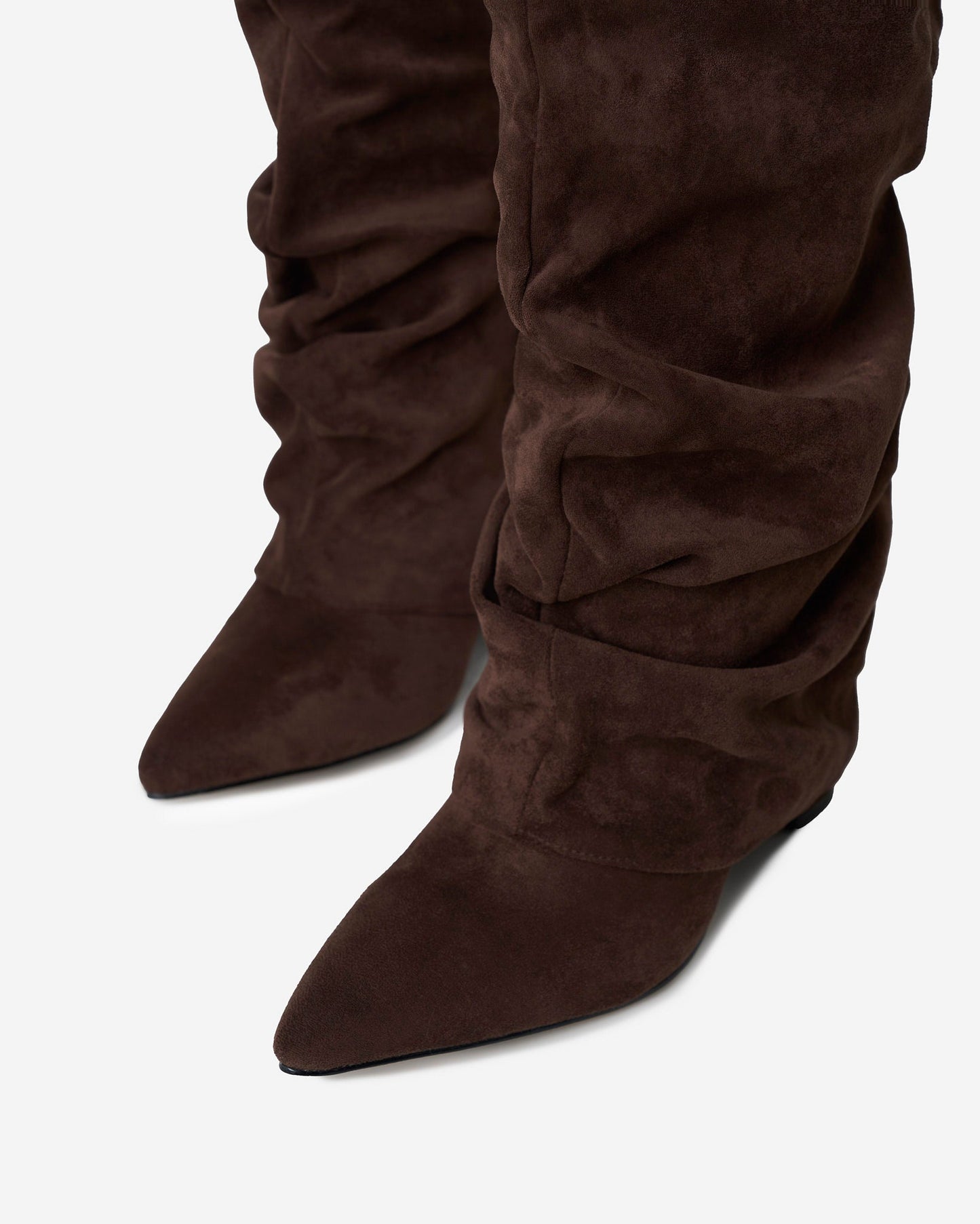 Botas de cano alto Lavista Slouchy Suede - Castanhas