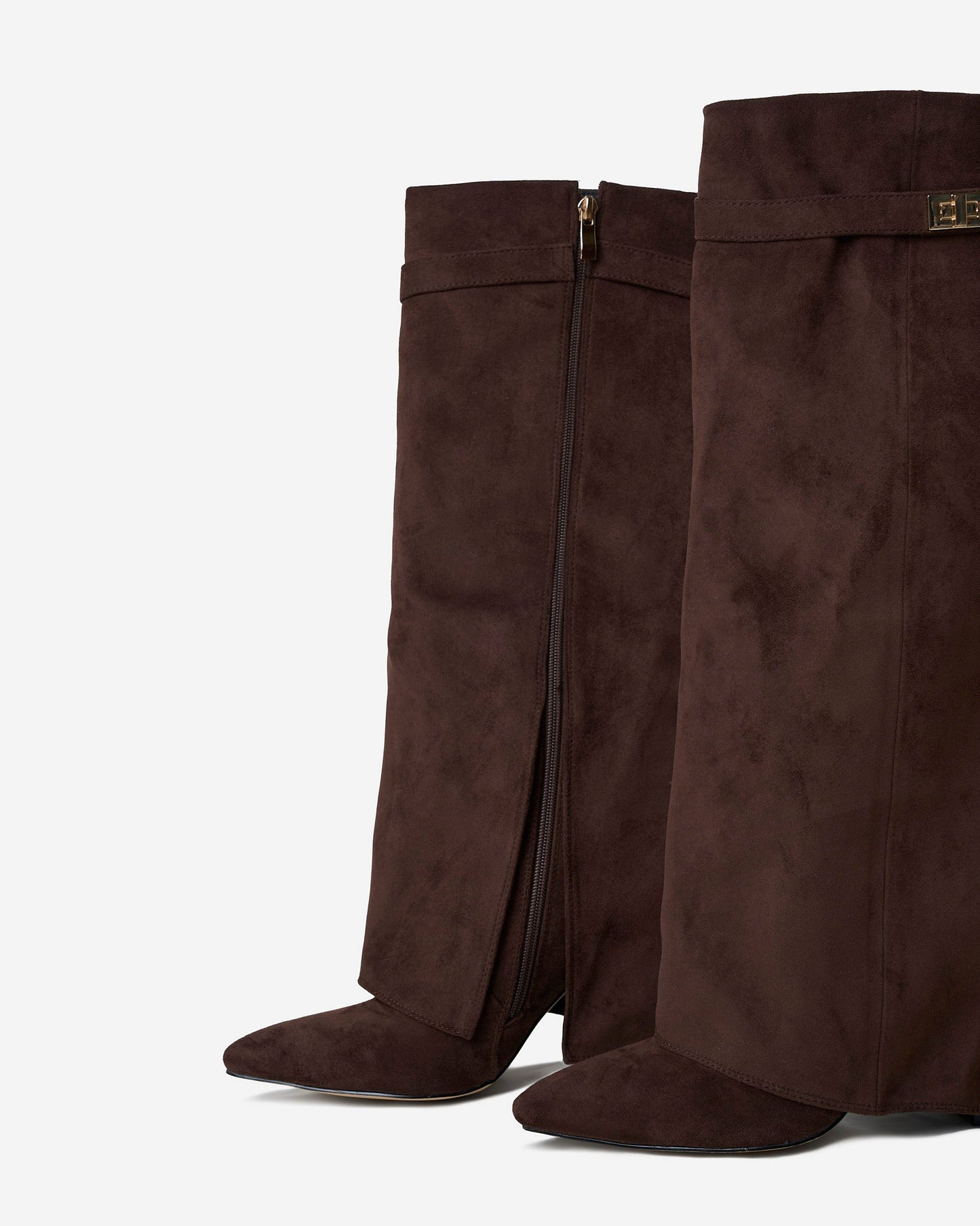 Botas Lavista Suede de cano alto - Castanhas