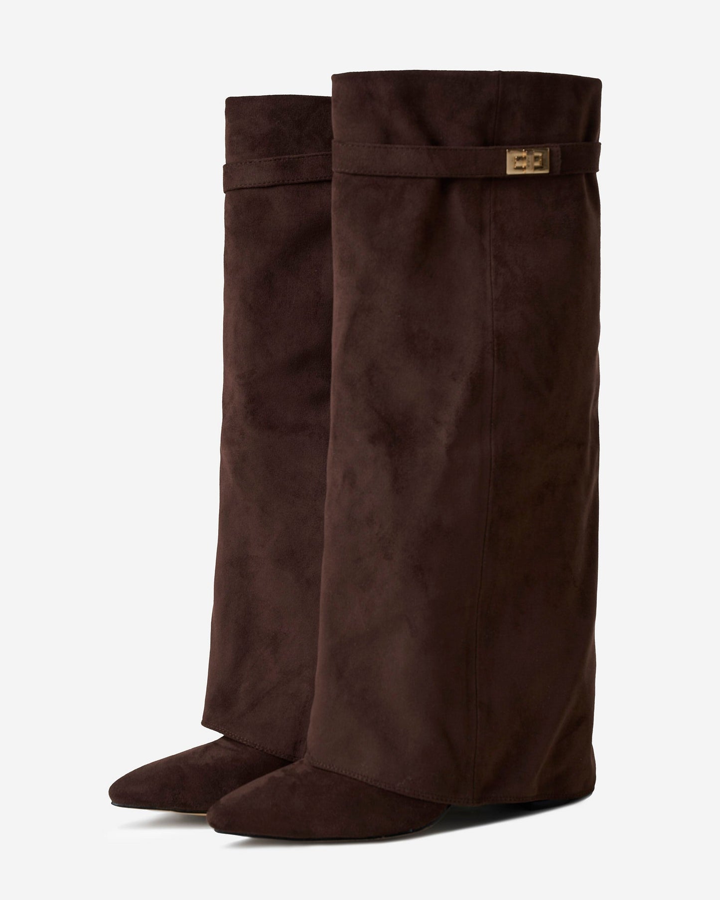 Botas Lavista Suede de cano alto - Castanhas
