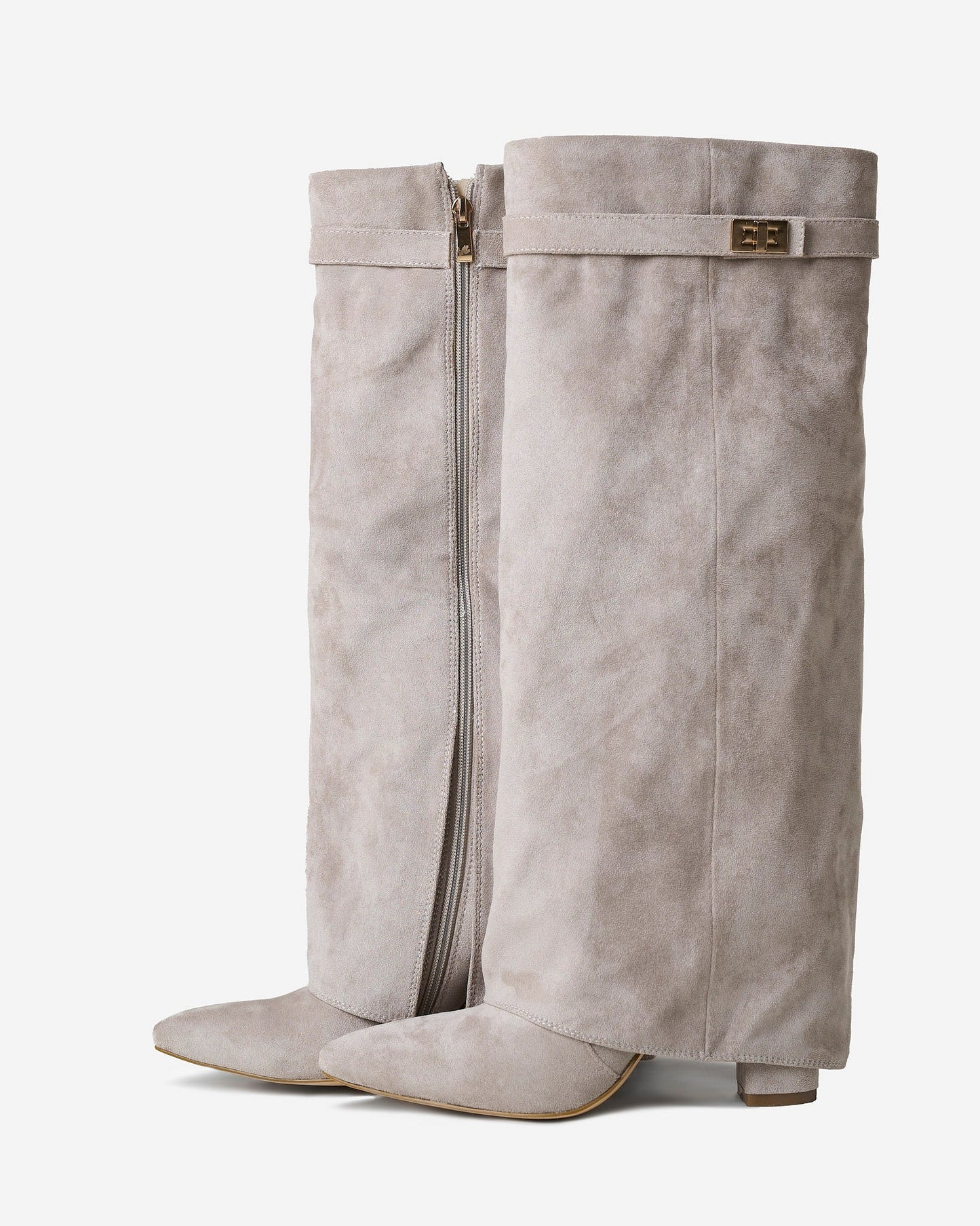 Botas de cano alto Lavista Suede - Taupe