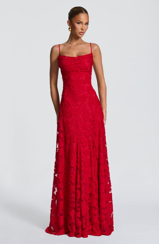 Vestido Maxi Francis - Vermelho