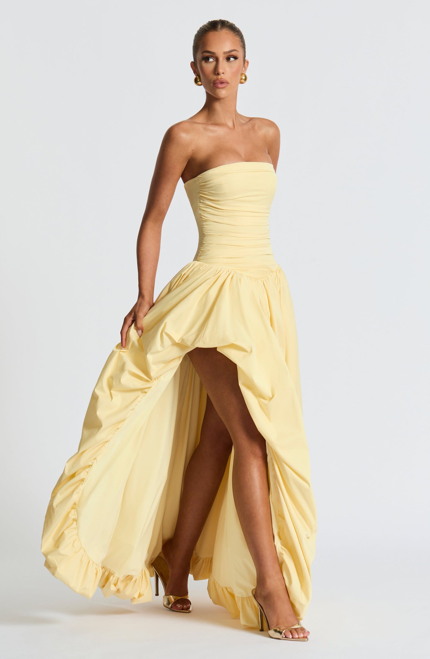 Vestido Comprido Jillian - Limão