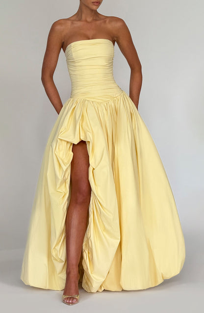 Vestido Comprido Jillian - Limão