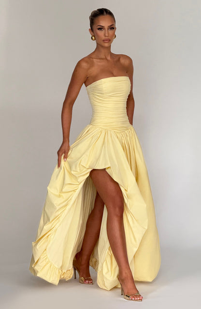 Vestido Comprido Jillian - Limão