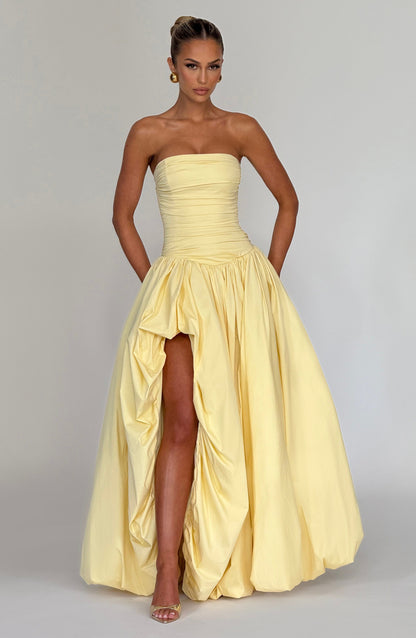 Vestido Comprido Jillian - Limão