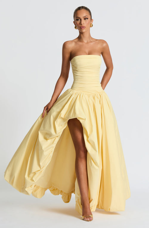 Vestido Comprido Jillian - Limão