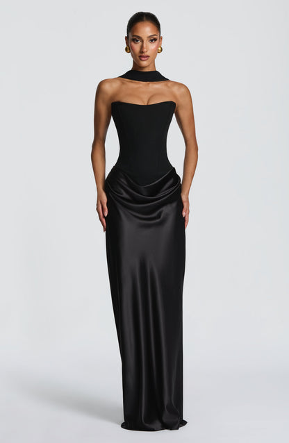 Vestido Maggie Maxi - Preto