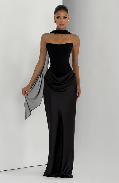 Vestido Maggie Maxi - Preto