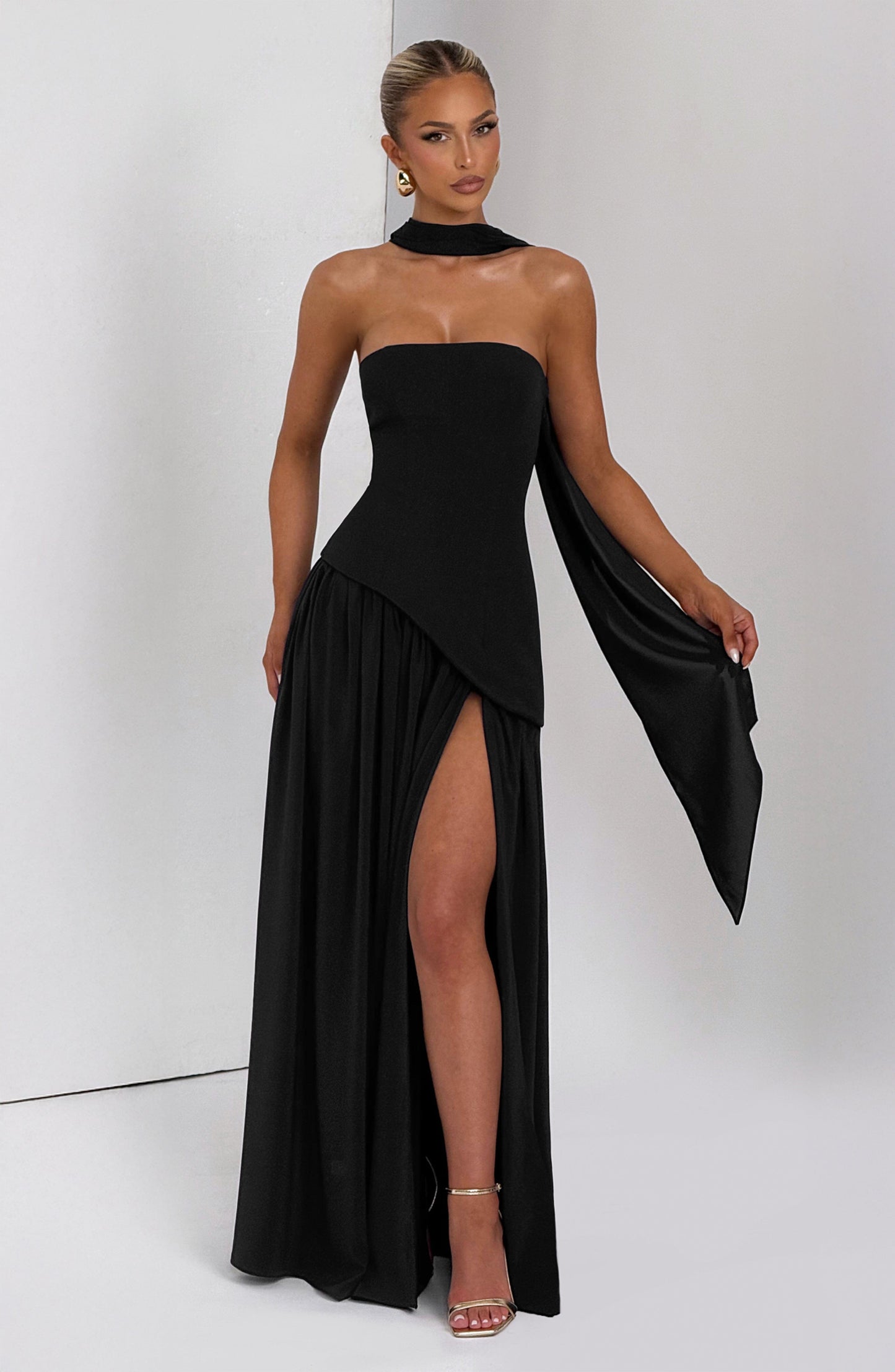 Vestido Maxi Maliyah - Preto
