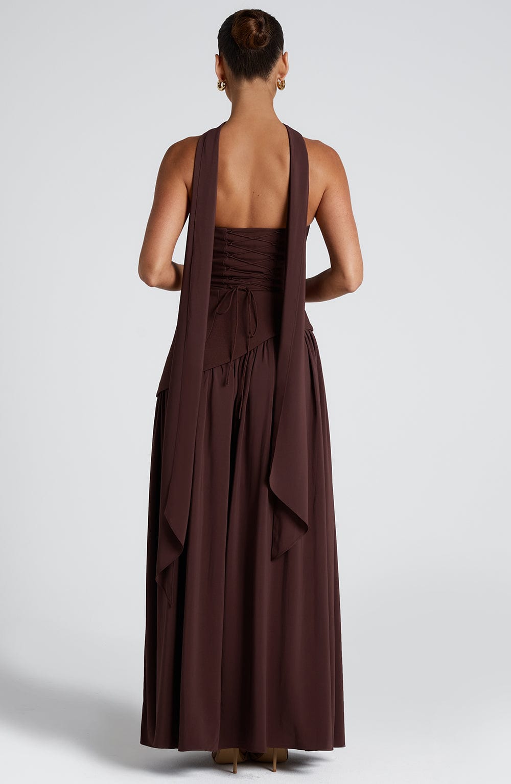 Maliyah Maxi Dress - Castanho Ameixa