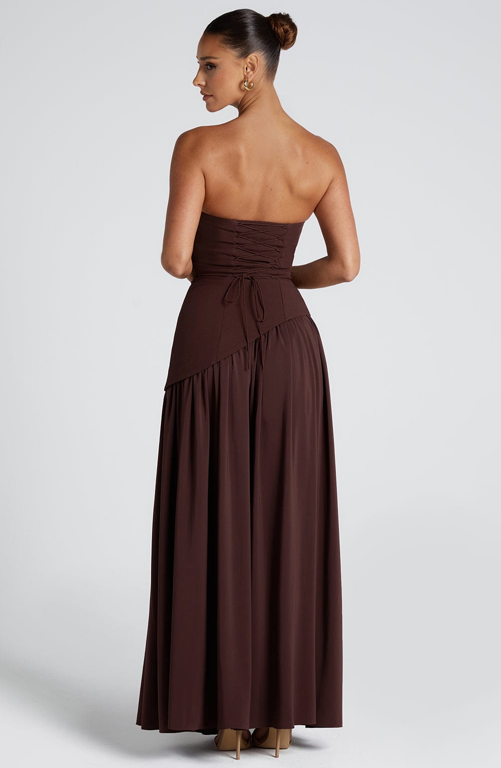 Maliyah Maxi Dress - Castanho Ameixa