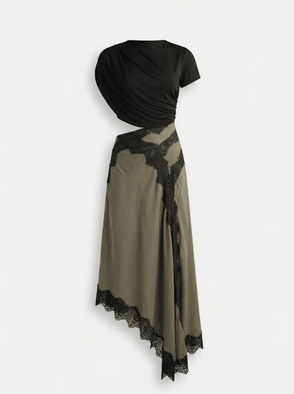 OLIVE | Conjunto Top e Saia de Renda Edição Limitada