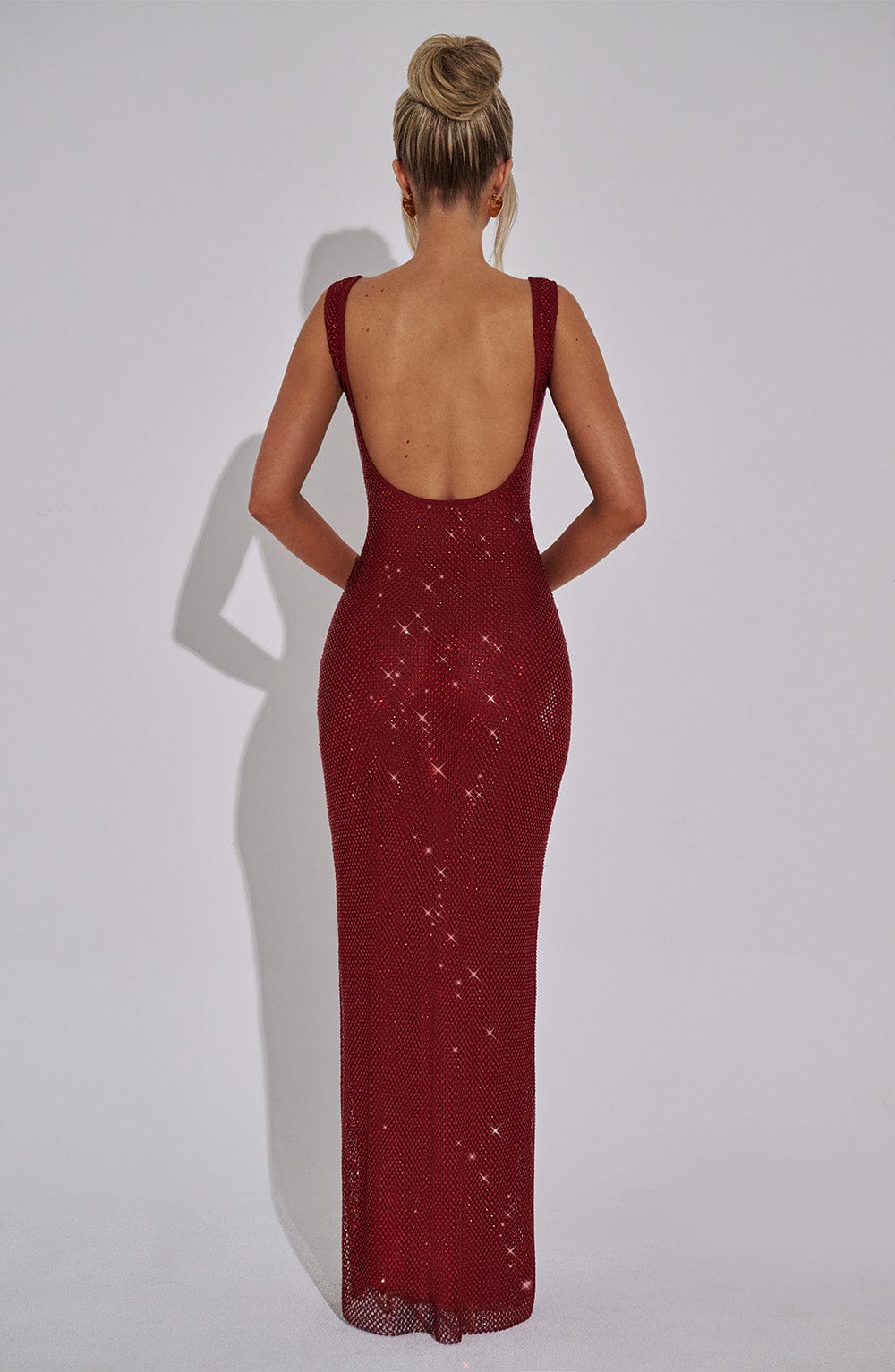 Vestido comprido Petra – Cor de Vinho