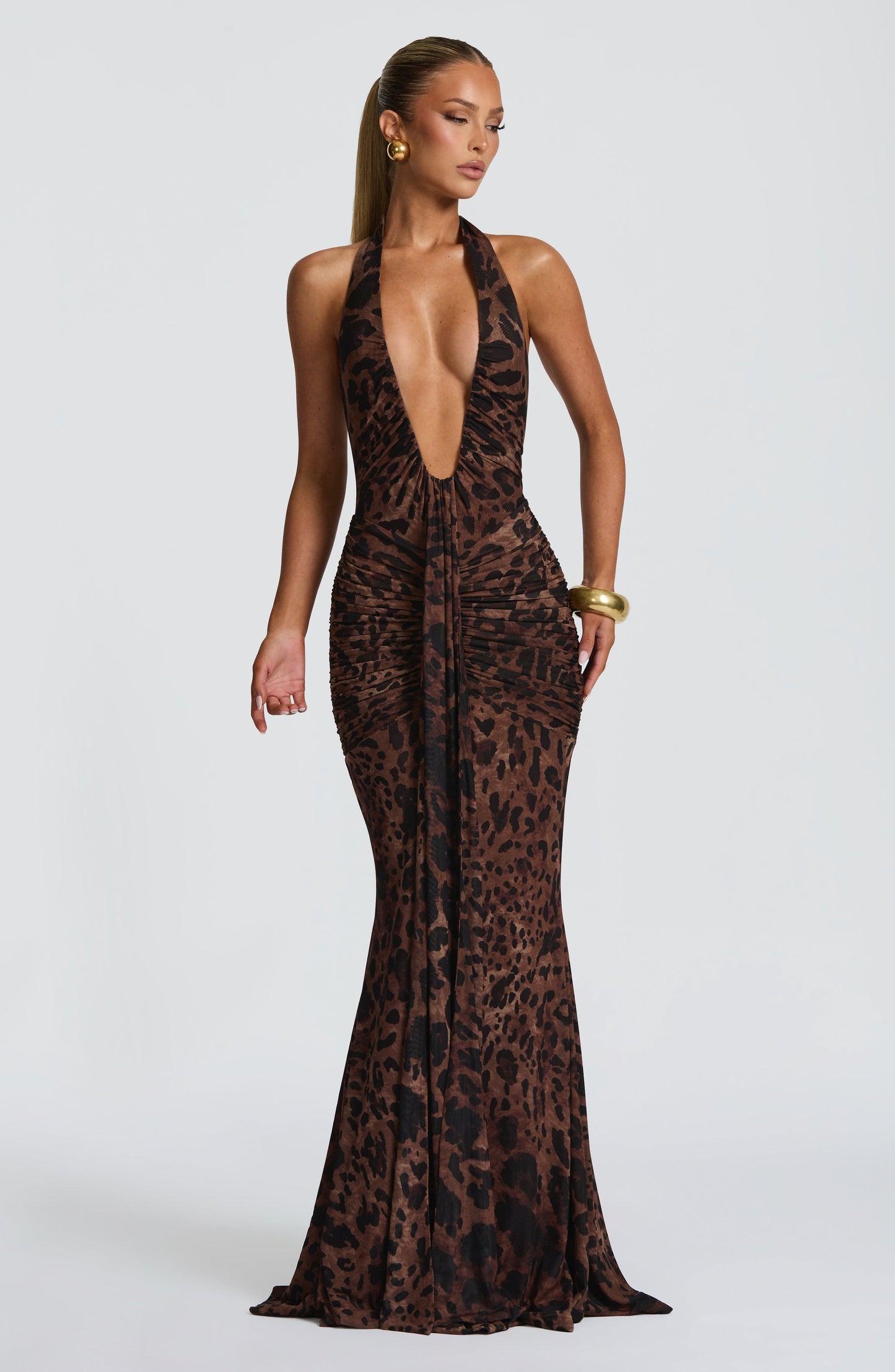 Vestido Maxi Rosetta - Estampado Leopardo