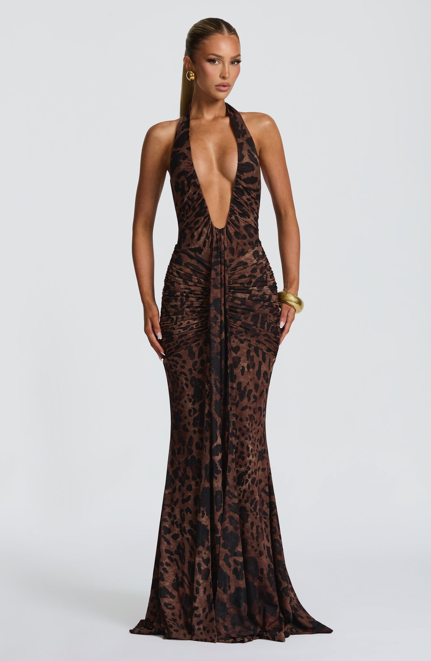 Vestido Maxi Rosetta - Estampado Leopardo