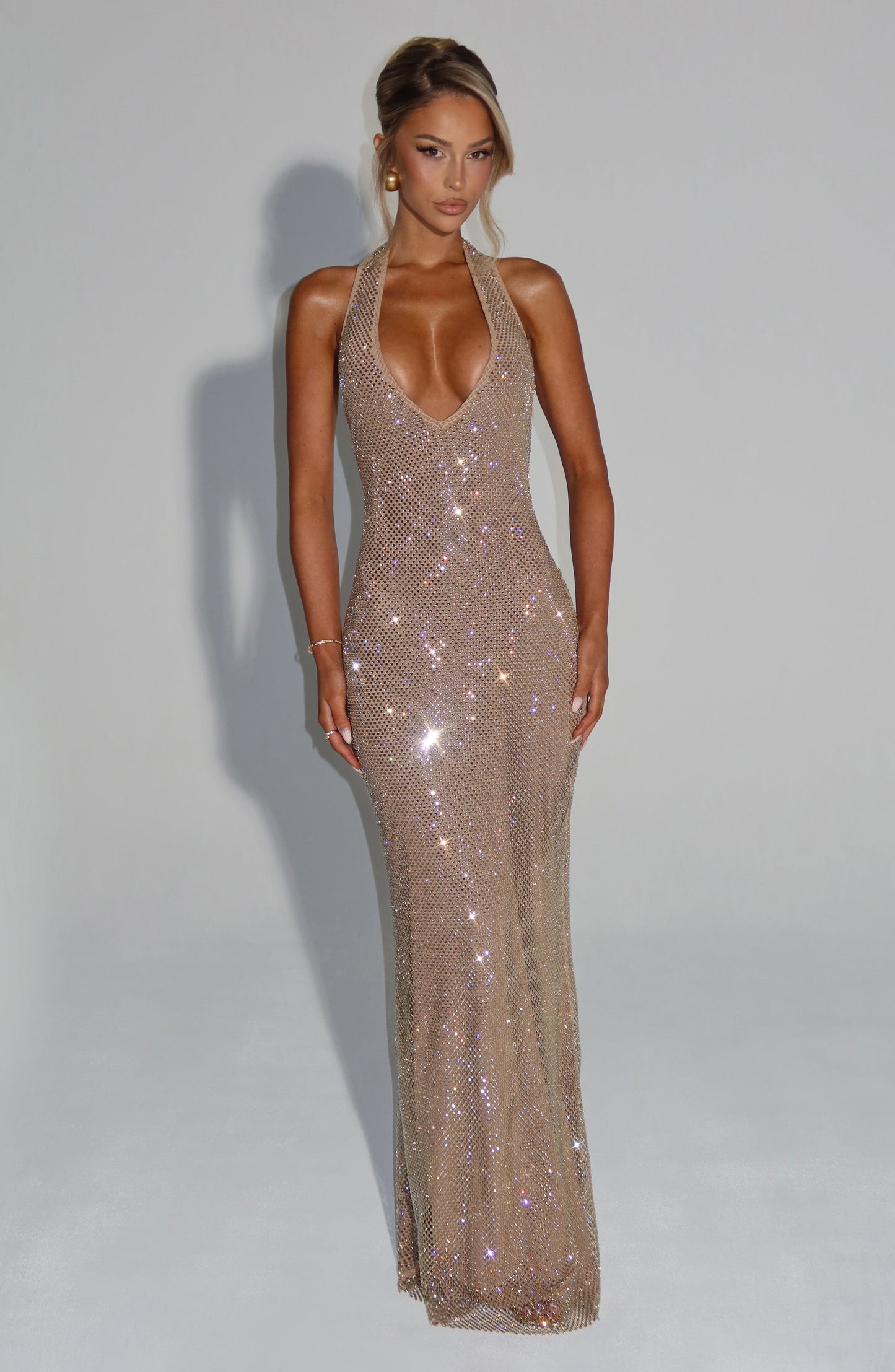 Vestido Comprido Starla - Dourado