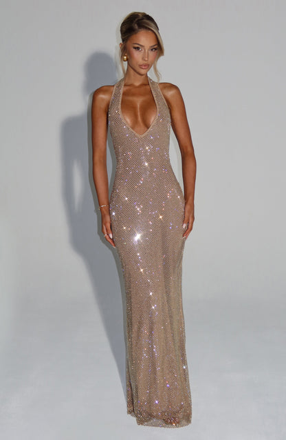 Vestido Comprido Starla - Dourado