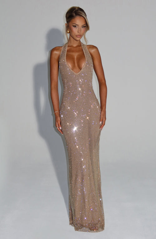 Vestido Comprido Starla - Dourado