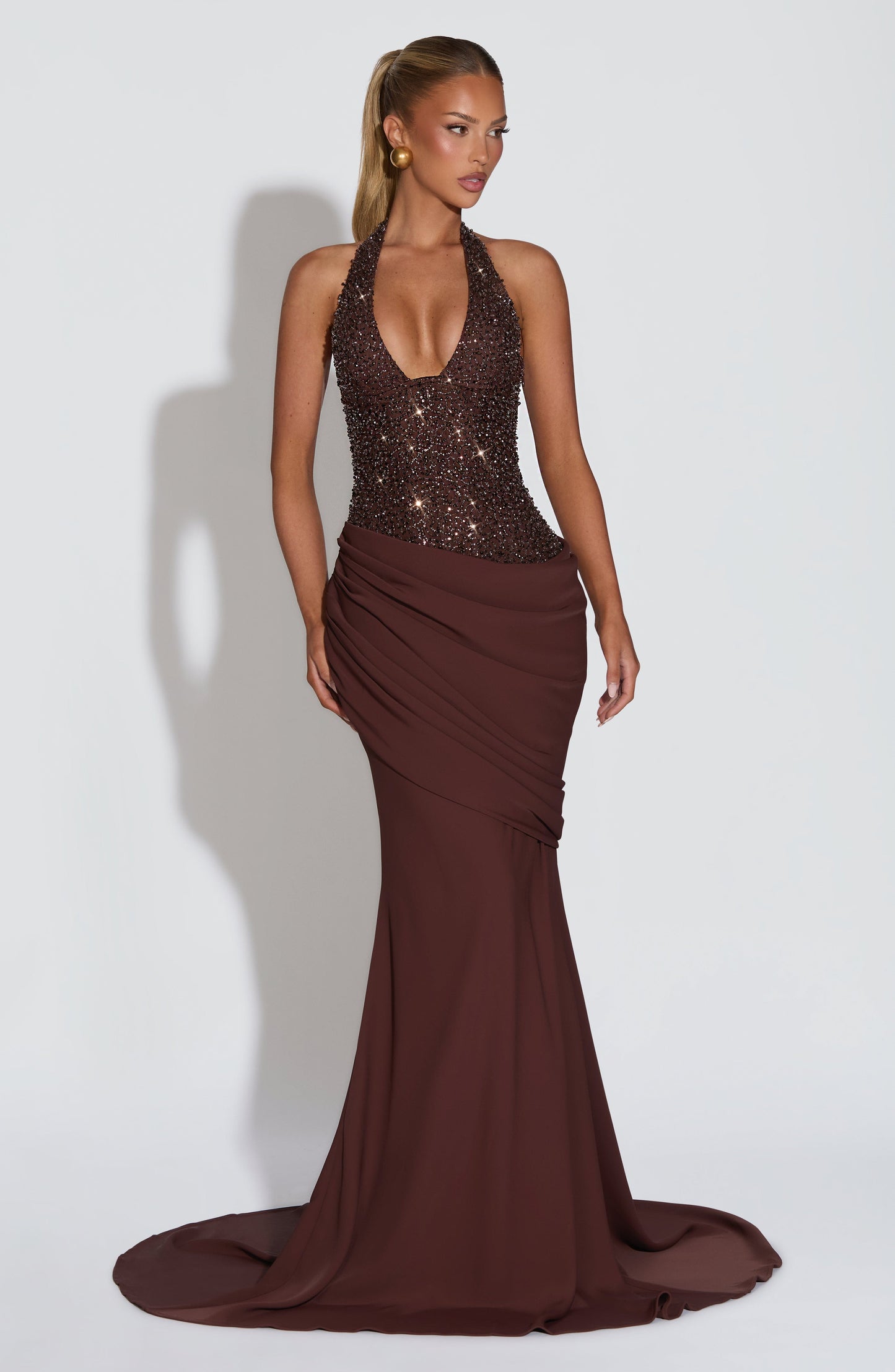 Vestido Taylor - Castanho Ameixa
